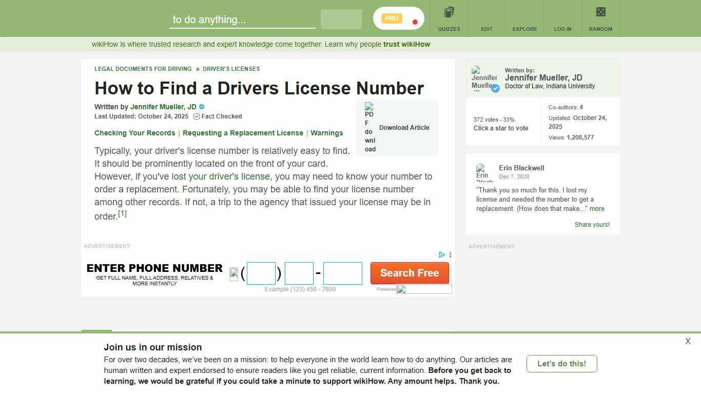 Simple Ways to Find a Drivers License Number: 9 Steps