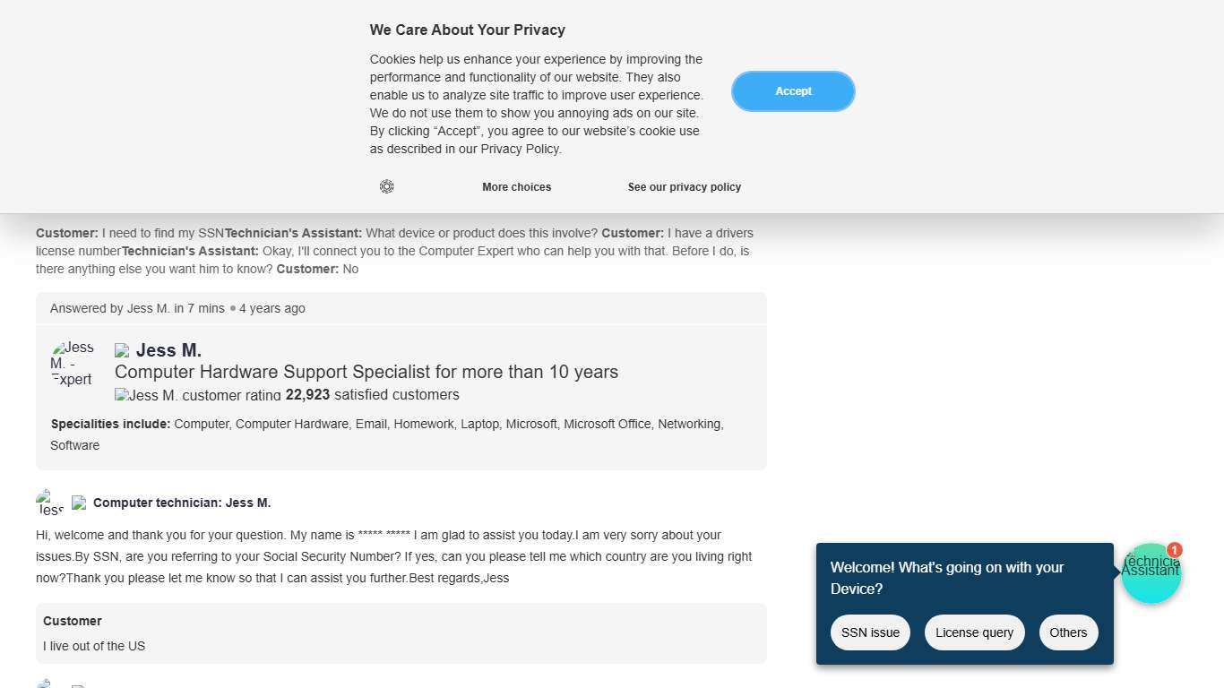 I need to find my SSN. I have a drivers license number